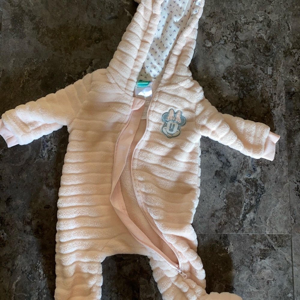 Disney Cream Hooded One Piece